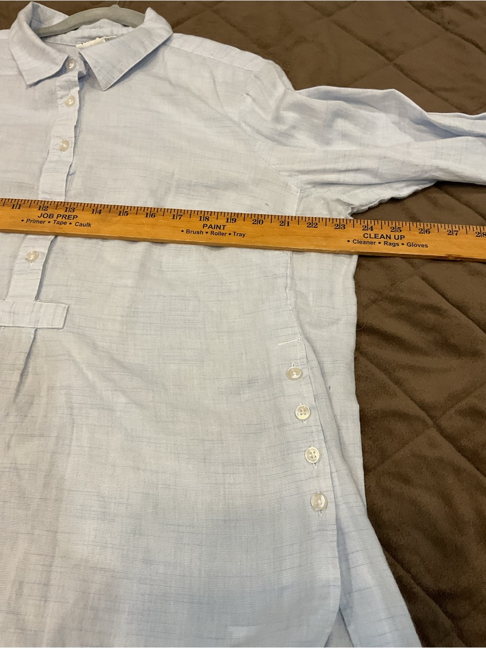 Westport Light Blue Long-Sleeve Popover Shirt - Picture 8 of 11